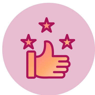 Modern simgenin vektör illüstrasyonu