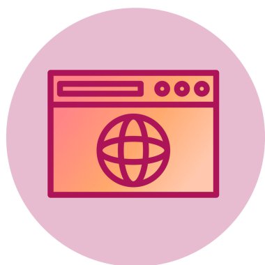 Modern bir evin vektör simgesi