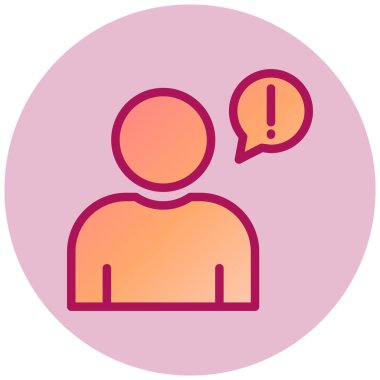 kullanıcı. Web simgesi basit illüstrasyon