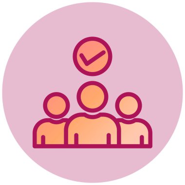 Ortak basit simgesi, vektör illüstrasyonu