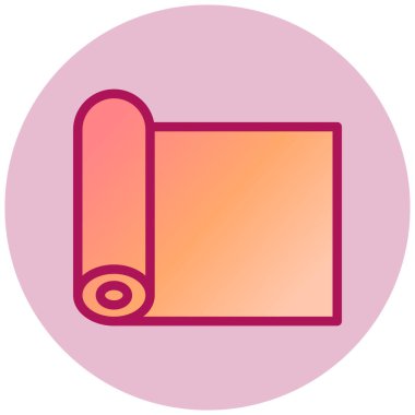 Havlu. Web simgesi basit tasarım