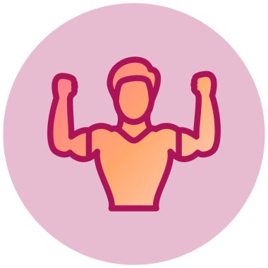 Zindelik. Web simgesi basit illüstrasyon