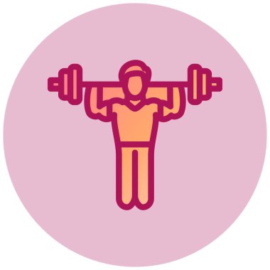 Dambıl. Web simgesi basit illüstrasyon