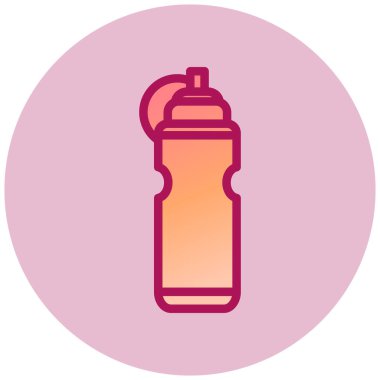 Şişe. Web simgesi basit illüstrasyon