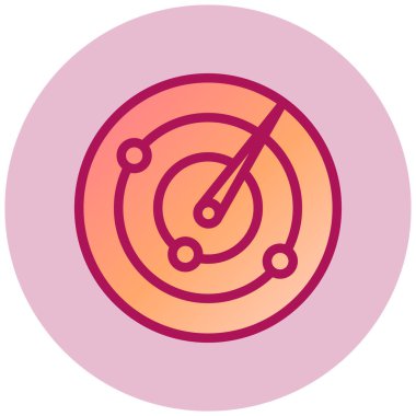 Hedef. Web simgesi basit illüstrasyon