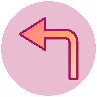 Ok. Web simgesi basit illüstrasyon