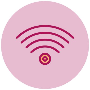 Bağlı basit simge, vektör illüstrasyonu