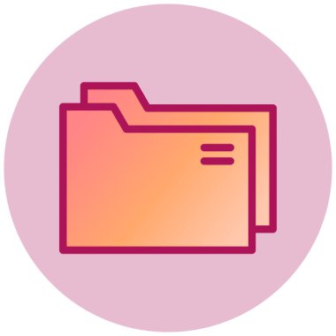 Dizin basit simgesi, vektör illüstrasyonu