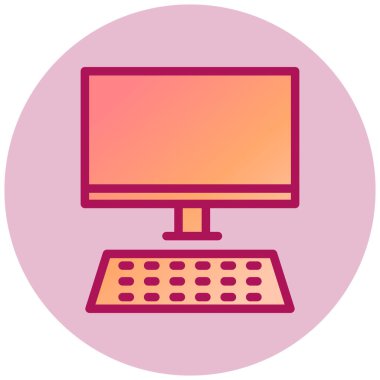 bilgisayar basit kutsal kişilerin resmi, vektör çizim