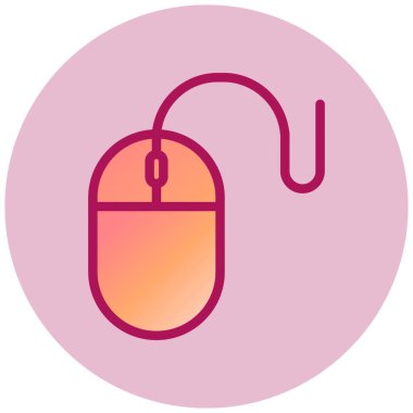 Fare basit simgesi, vektör illüstrasyonu