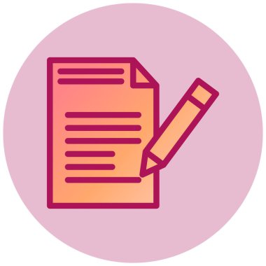 Basit simge, vektör illüstrasyonu yaz