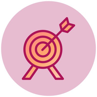 Hedef basit simgesini, vektör çizim