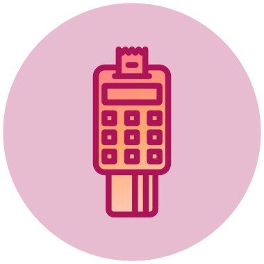 Pos Uçbirim simgesi basit, vektör illüstrasyonu