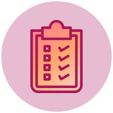 Pano basit simgesi, vektör çizim