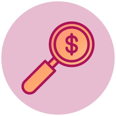 Basit simge, vektör illüstrasyonunu ara