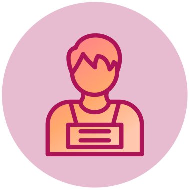 Suç simgesi, vektör illüstrasyonu