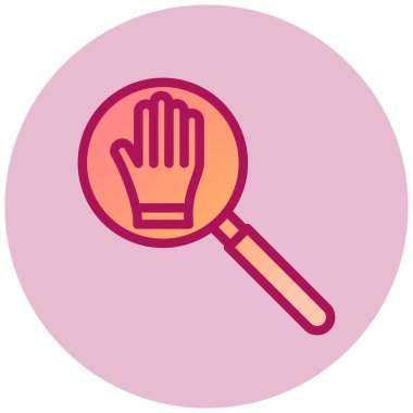 Kanıt basit simge, vektör illüstrasyonu