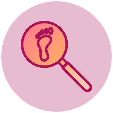 Basit simge, vektör illüstrasyonunu izler