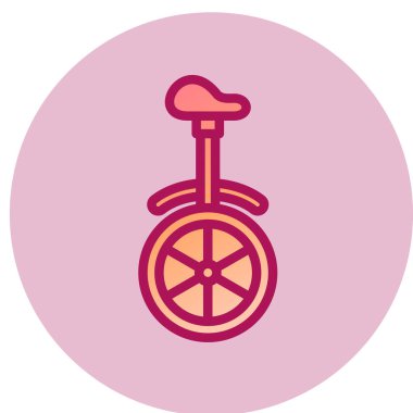 Uni Döngüsü basit simgesi, vektör illüstrasyonu