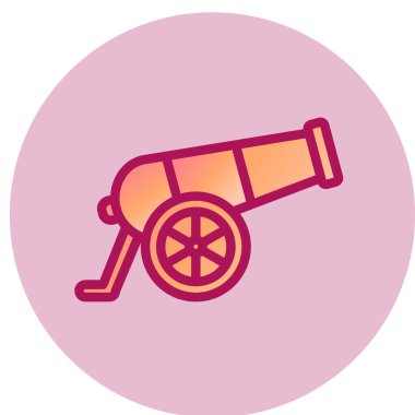 Top basit simgesi, vektör illüstrasyonu