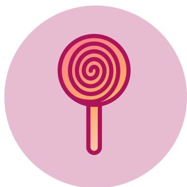 Candies simple icon, vector illustration