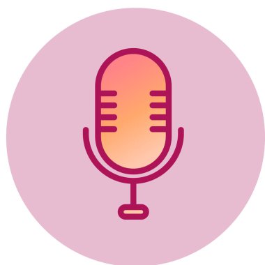 Ses Denetimi basit simgesi, vektör illüstrasyonu