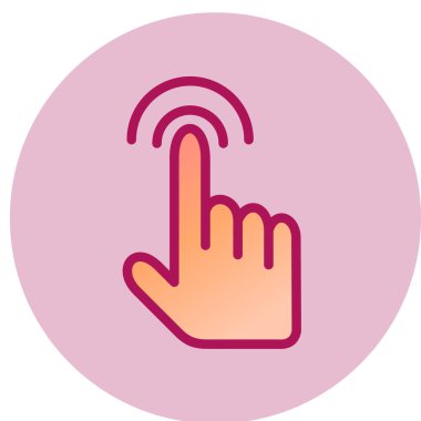 basit kutsal kişilerin resmi, vektör çizim dokunma