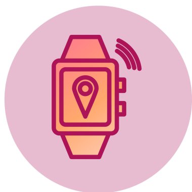 İzleyici İzleyici İzleme basit simgesi, vektör illüstrasyonu