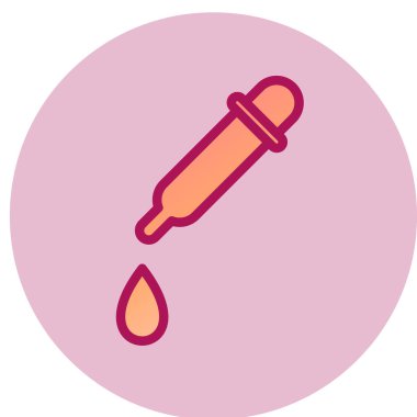 Basit simge, vektör illüstrasyonunu bırakır