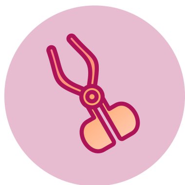 Cruciable basit simge, vektör illüstrasyonu