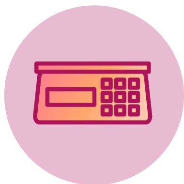 Basit bir simge, vektör illüstrasyonuName