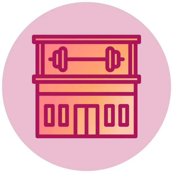 Ábaco Icono Web Ilustración Simple — Vector de stock