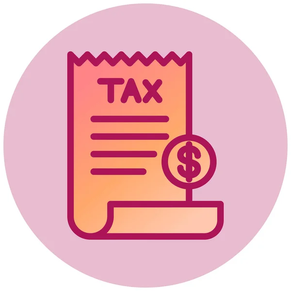 Tax Simple Icon Vector Illustration — Διανυσματικό Αρχείο