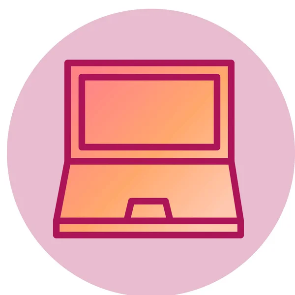 Laptop Einfaches Symbol Vektorillustration — Stockvektor