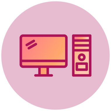 bilgisayar basit kutsal kişilerin resmi, vektör çizim