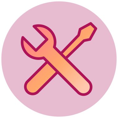 basit kutsal kişilerin resmi, vektör çizim onarmak