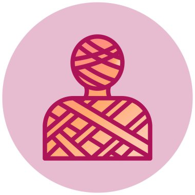 Anne basit simgesi, vektör illüstrasyonu