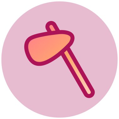 Kürek. Web simgesi basit tasarım