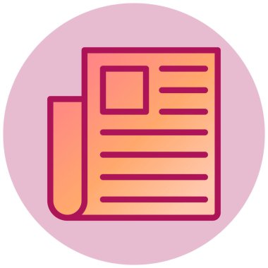 dosya biçimi simgesi, vektör illüstrasyonu