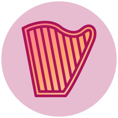 Müzik. Web simgesi basit illüstrasyon