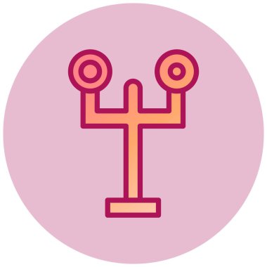 Robot simgesinin vektör illüstrasyonu