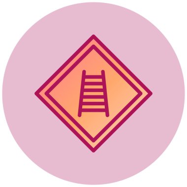 Güzel bir simgenin vektör illüstrasyonu