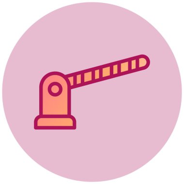 Yol. Web simgesi basit illüstrasyon