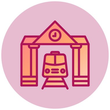 Tren istasyonu. Basit tasarım