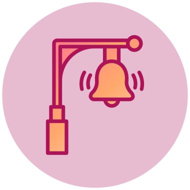 Alarm saat vektör simgesi