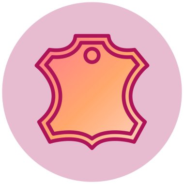 Benzersiz ve güzel basit ikon vektör çizimi