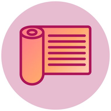 Dosya. Web simgesi basit illüstrasyon