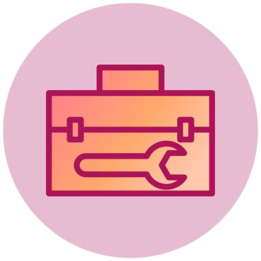 Çanta. Web simgesi basit illüstrasyon