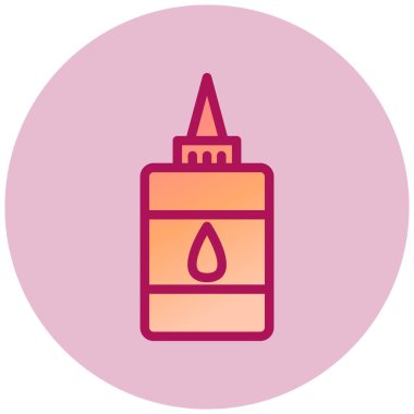 Yapıştırıcı. Web simgesi basit illüstrasyon