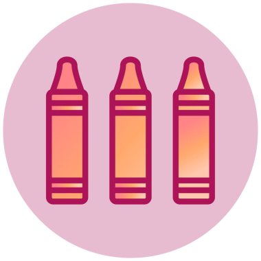 Kalem. Web simgesi basit illüstrasyon